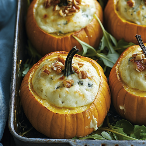 Zucca Ripiena al Roquefort