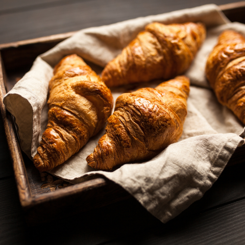 4 Croissant freschi da scaldare in forno