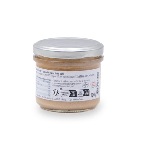 Delizia di foie gras al vino bianco