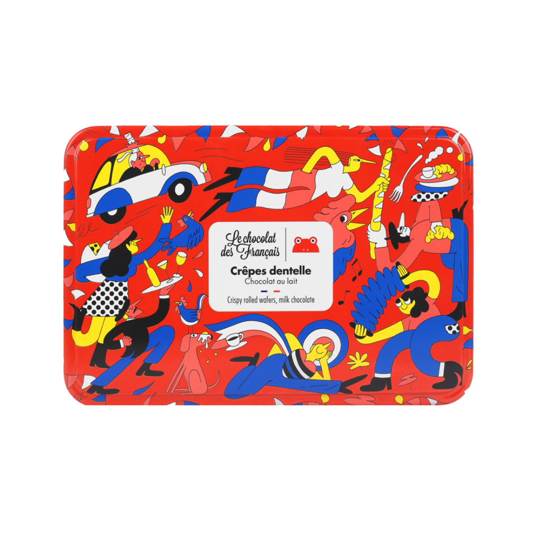 Crêpes dentelle al cioccolato al latte "Foule"