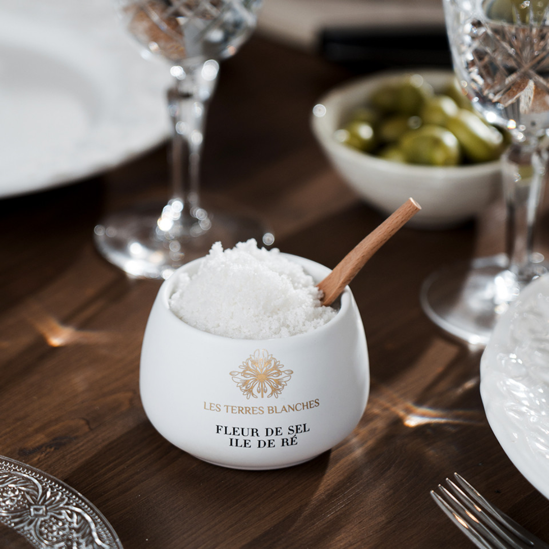 Vasetto di ceramica di Fior di sale dell’Île de Ré