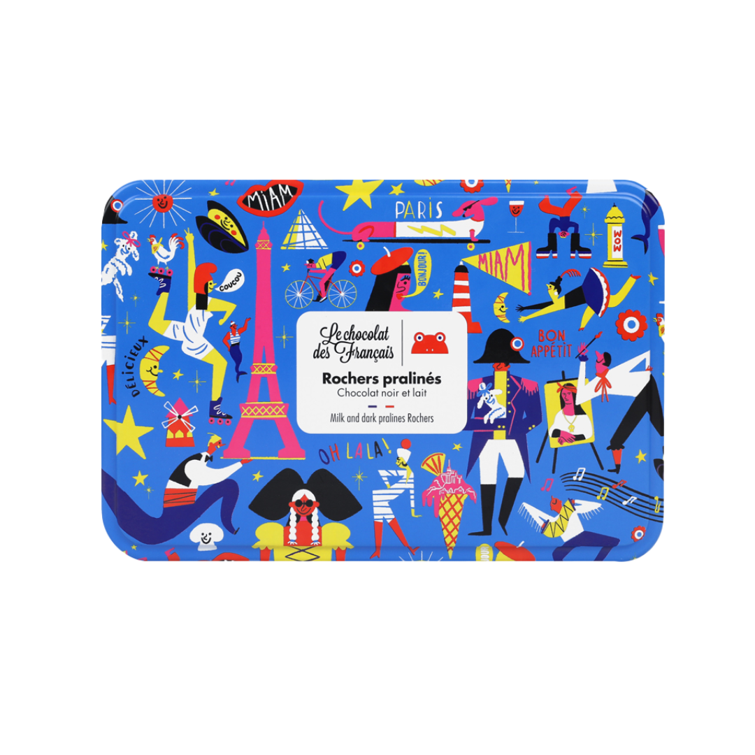 Rochers pralinati al cioccolato al latte e fondente