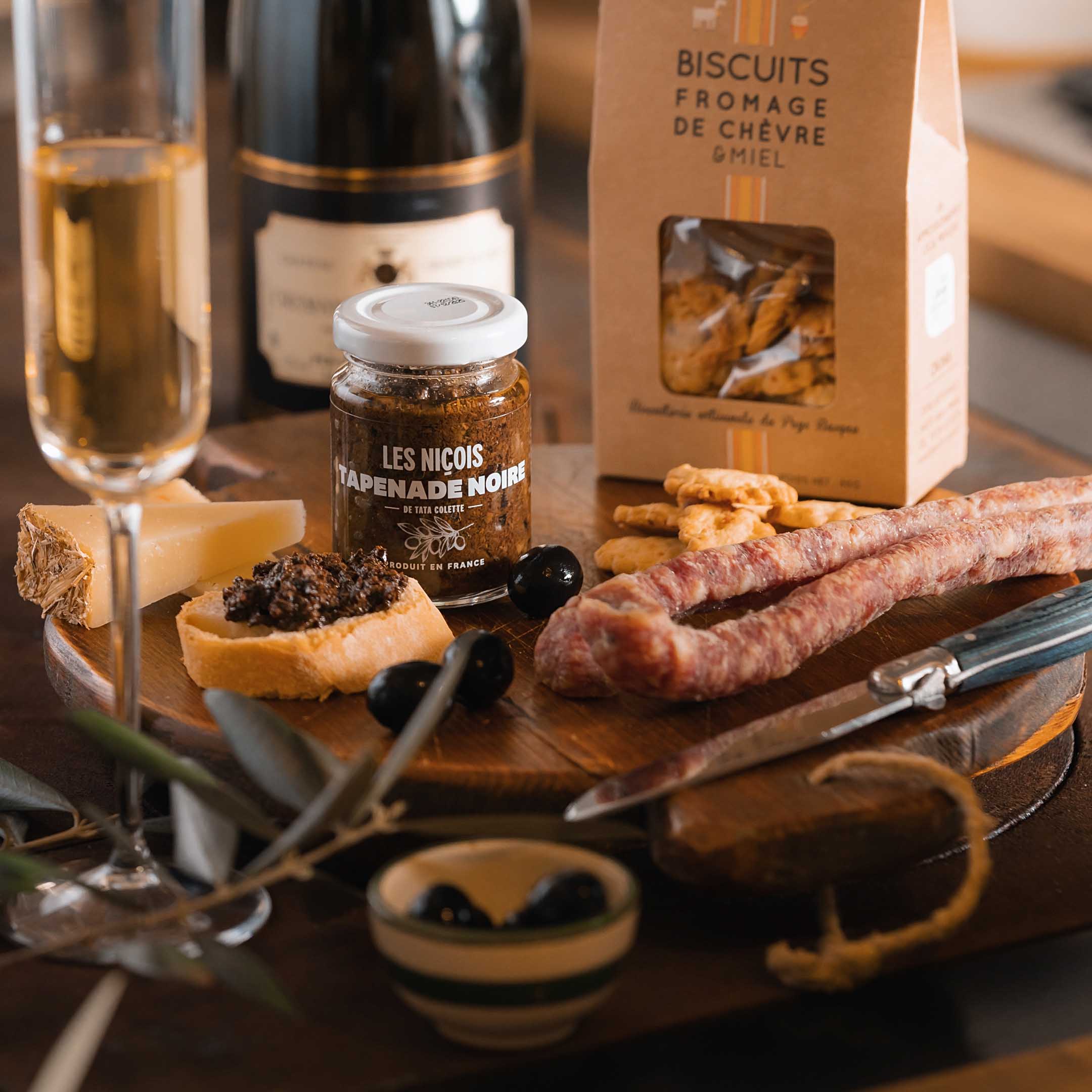 Biscotti salati da aperitivo al Formaggio di Capra e Miele