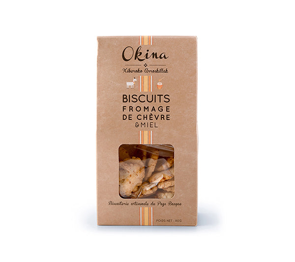 Biscotti salati da aperitivo al Formaggio di Capra e Miele