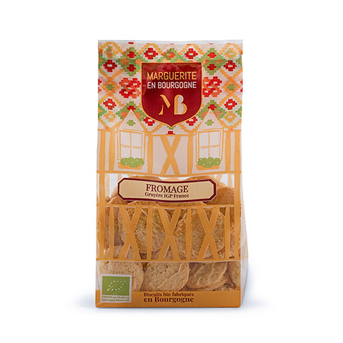 Biscotti salati da aperitivo BIO al groviera IGP