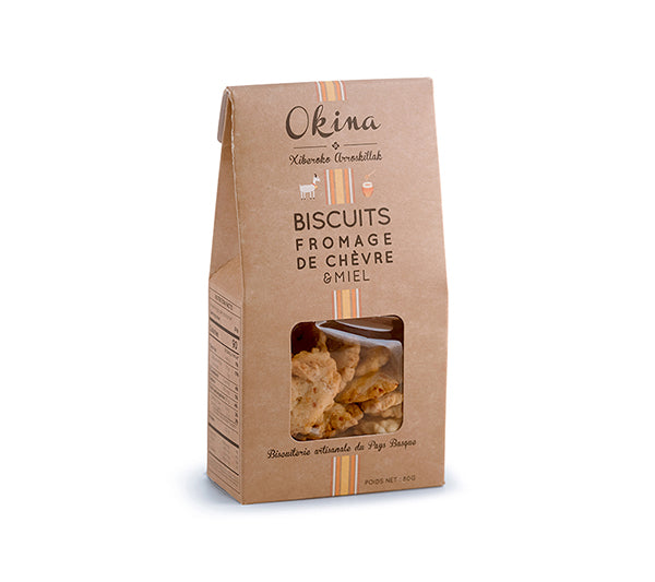 Biscotti salati da aperitivo al Formaggio di Capra e Miele