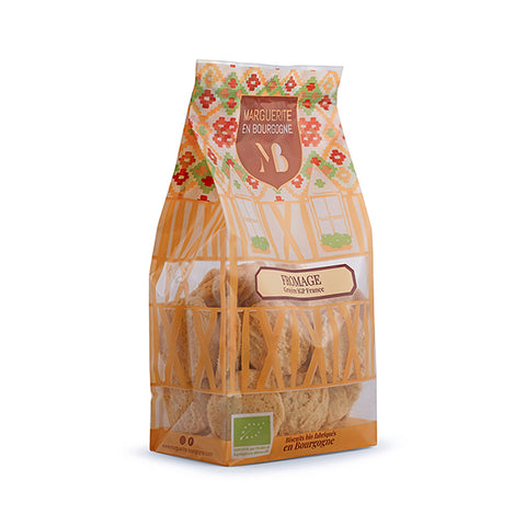 Biscotti salati da aperitivo BIO al groviera IGP