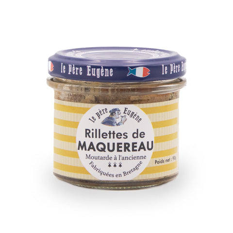 Rillette di sgombro alla senape à l'ancienne