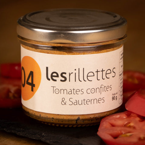 Rillette ai pomodorini confit e sauternes