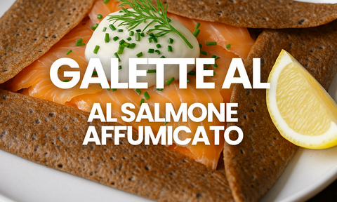 Galette bretone fredda: idea fresca con salmone affumicato