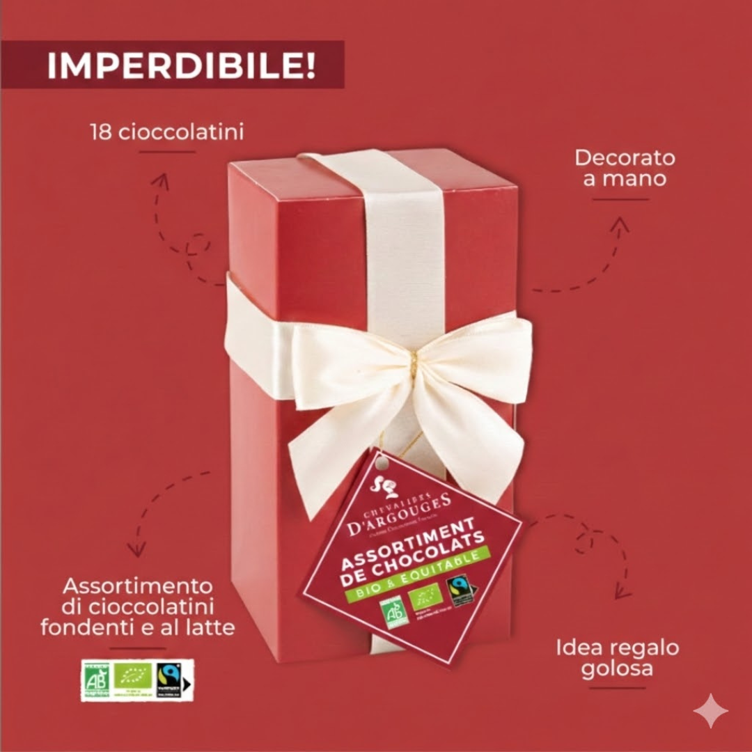 Assortimento di Cioccolatini BIO - Confezione Regalo