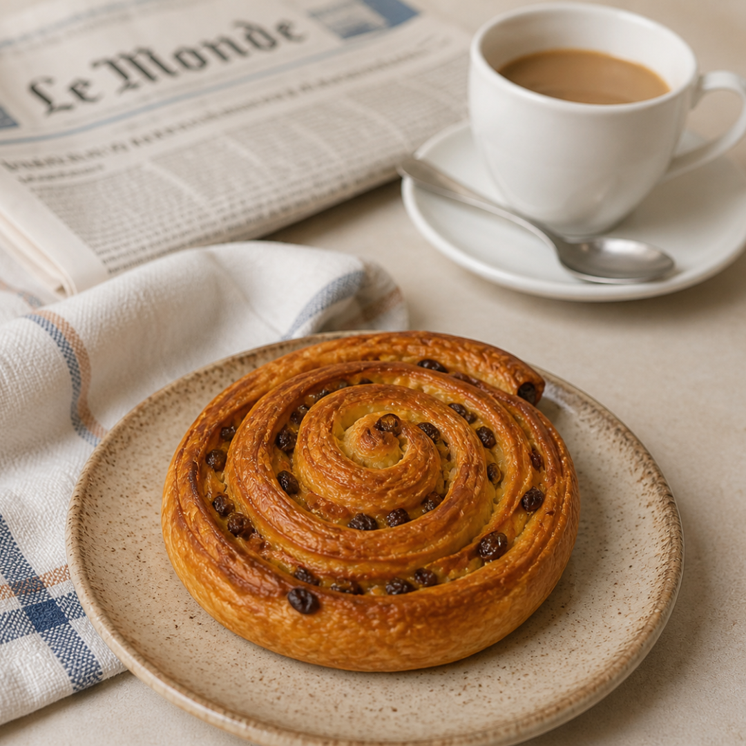 4 veri Pain au Raisin da scaldare in forno