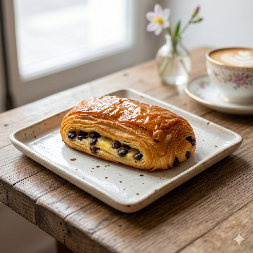 4 Pain Suisses con gocce di cioccolato da scaldare in forno