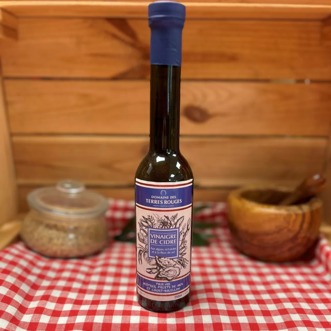 Aceto di Sidro con Alghe, Scalogno e Fior di Sale