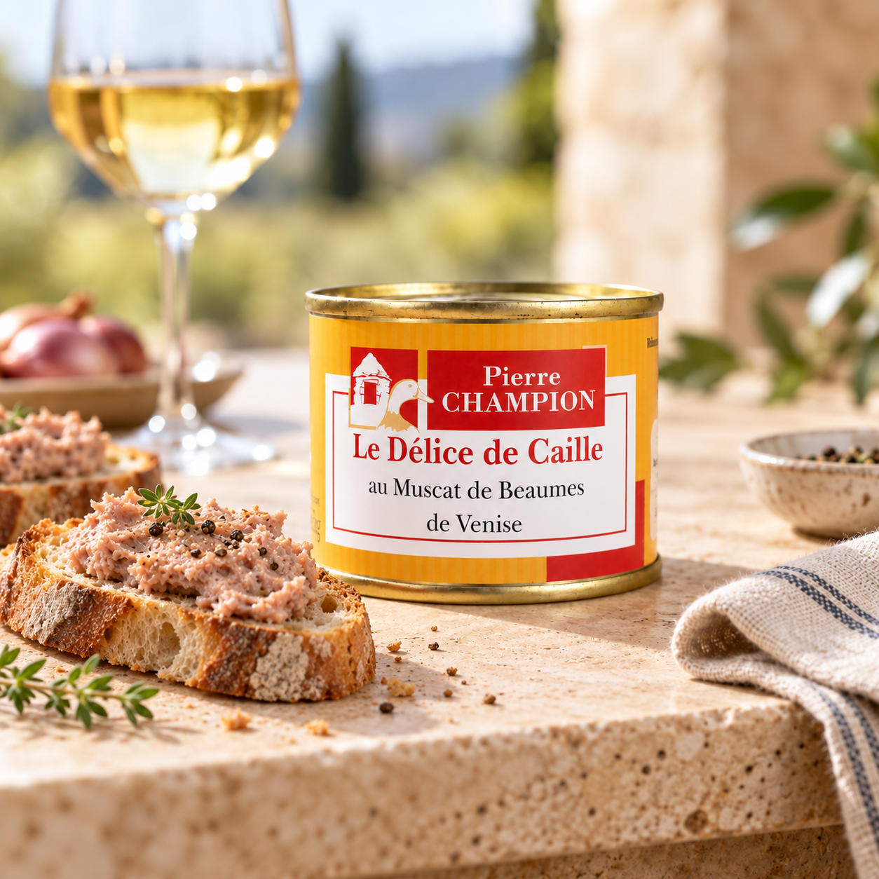 Delizia di Quaglia al Moscato di Beaumes de Venise
