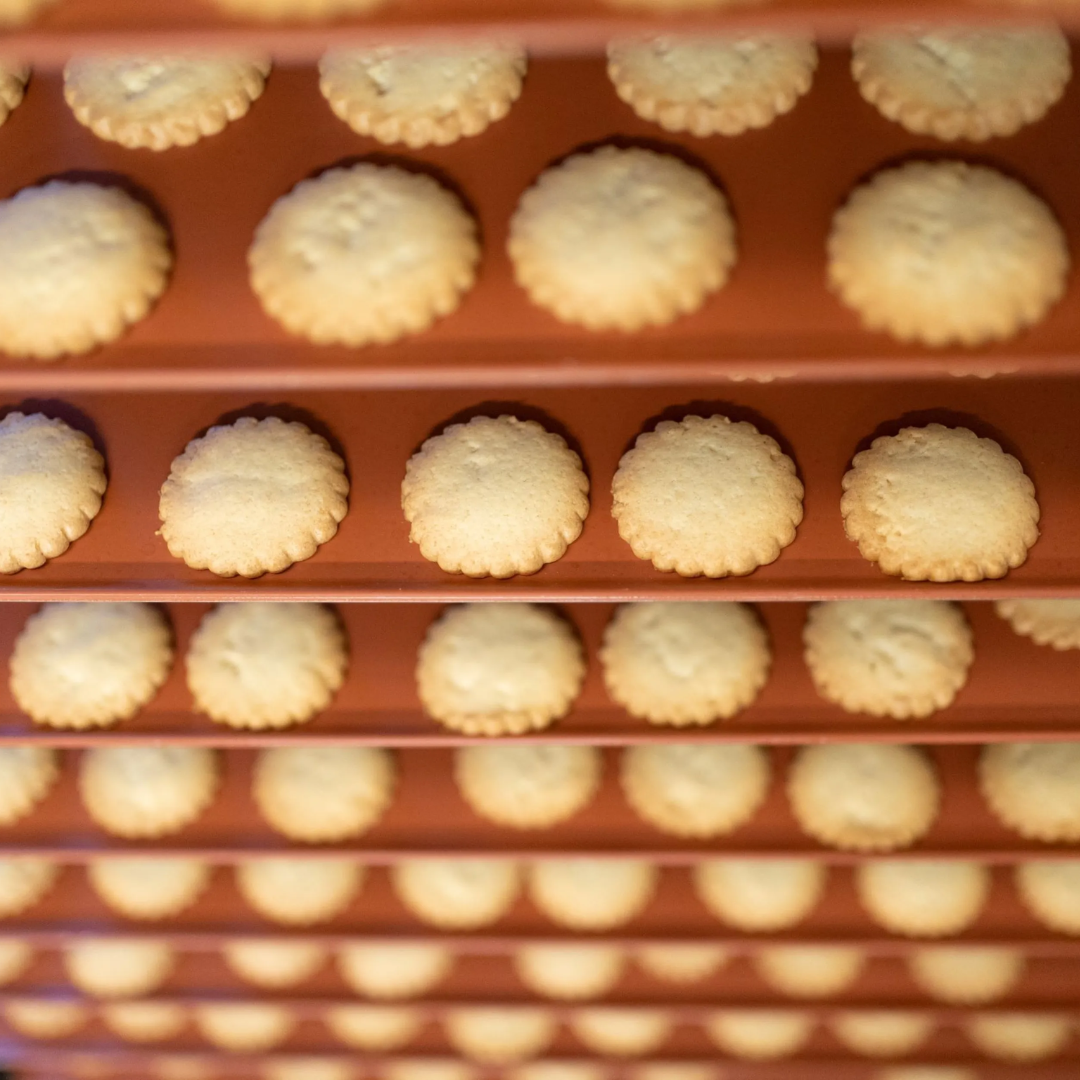 Biscotti salati da aperitivo alla Tomme dei Pirenei IGP e Pepe Nero