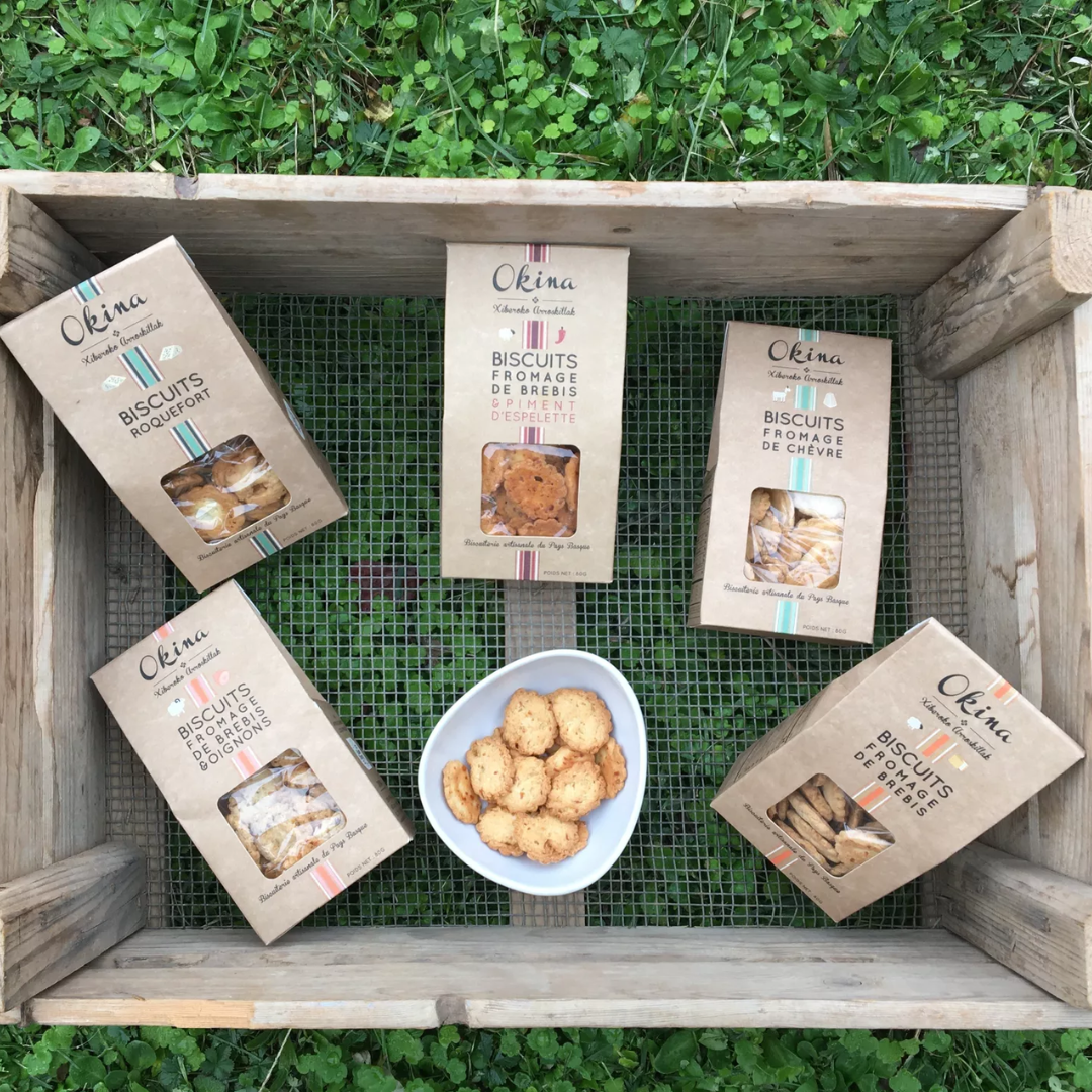 Biscotti salati da aperitivo al Formaggio di Capra