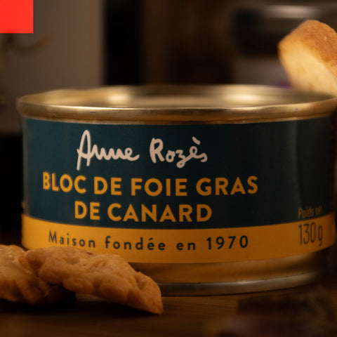 Blocco di foie gras d'anatra