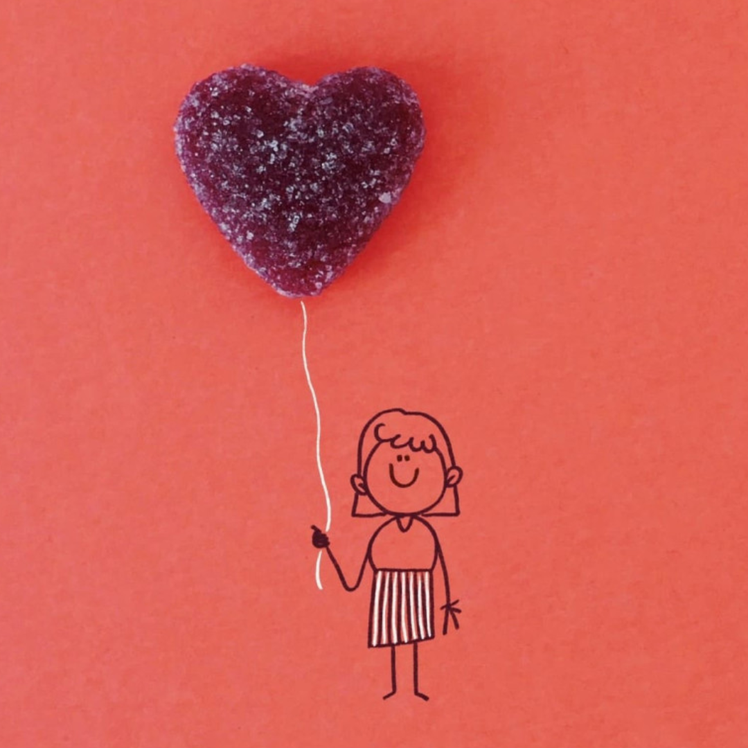 Bonbons a forma di cuore