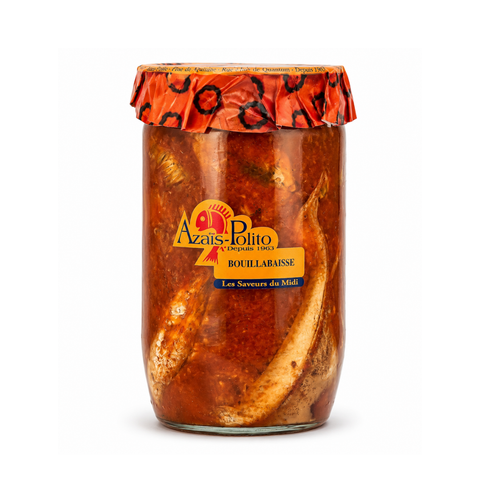 Bouillabaisse con pesci interi