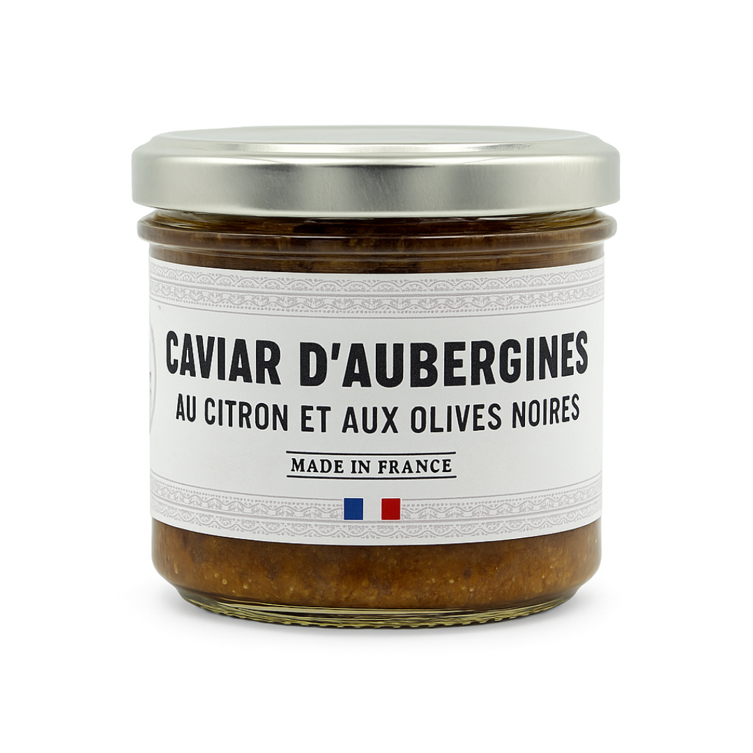 Caviale di Melanzane con Limone e Olive Nere