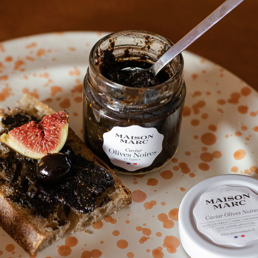 Caviale di Olive Nere e Fichi - Ideale da accompagnare con formaggi e Foie Gras