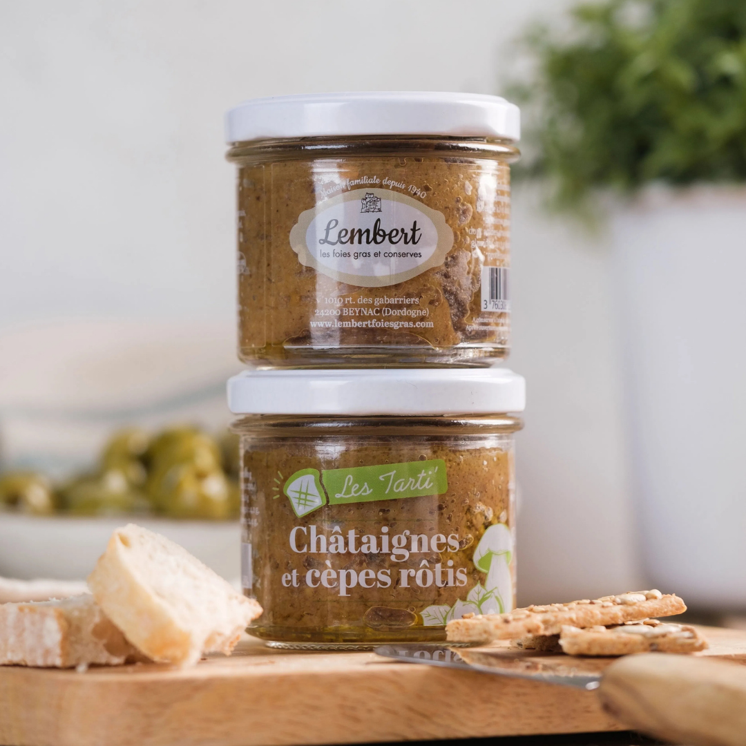 Crema spalmabile con Castagne e Funghi Porcini Arrosto
