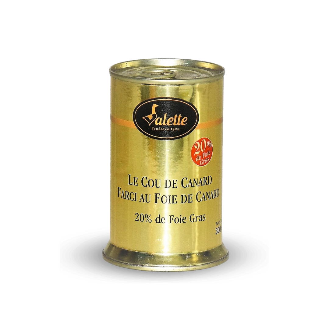 Collo d'Anatra farcito con Fegato d’Anatra (20% foie gras)