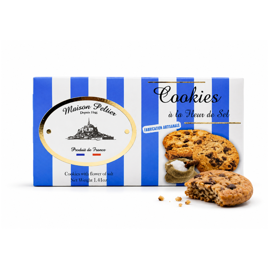 Cookies al Cioccolato e Fior di Sale - Fabbricazione Artigianale