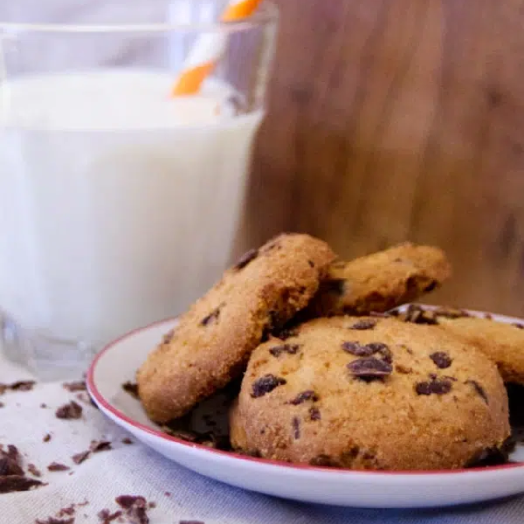 Cookies con scaglie di Cioccolato