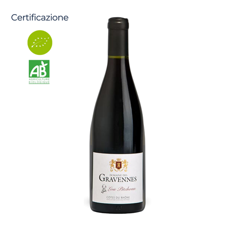 Côtes du Rhône AOC - Lou Pitchoun - Domaine des Gravennes - Rosso - 2023