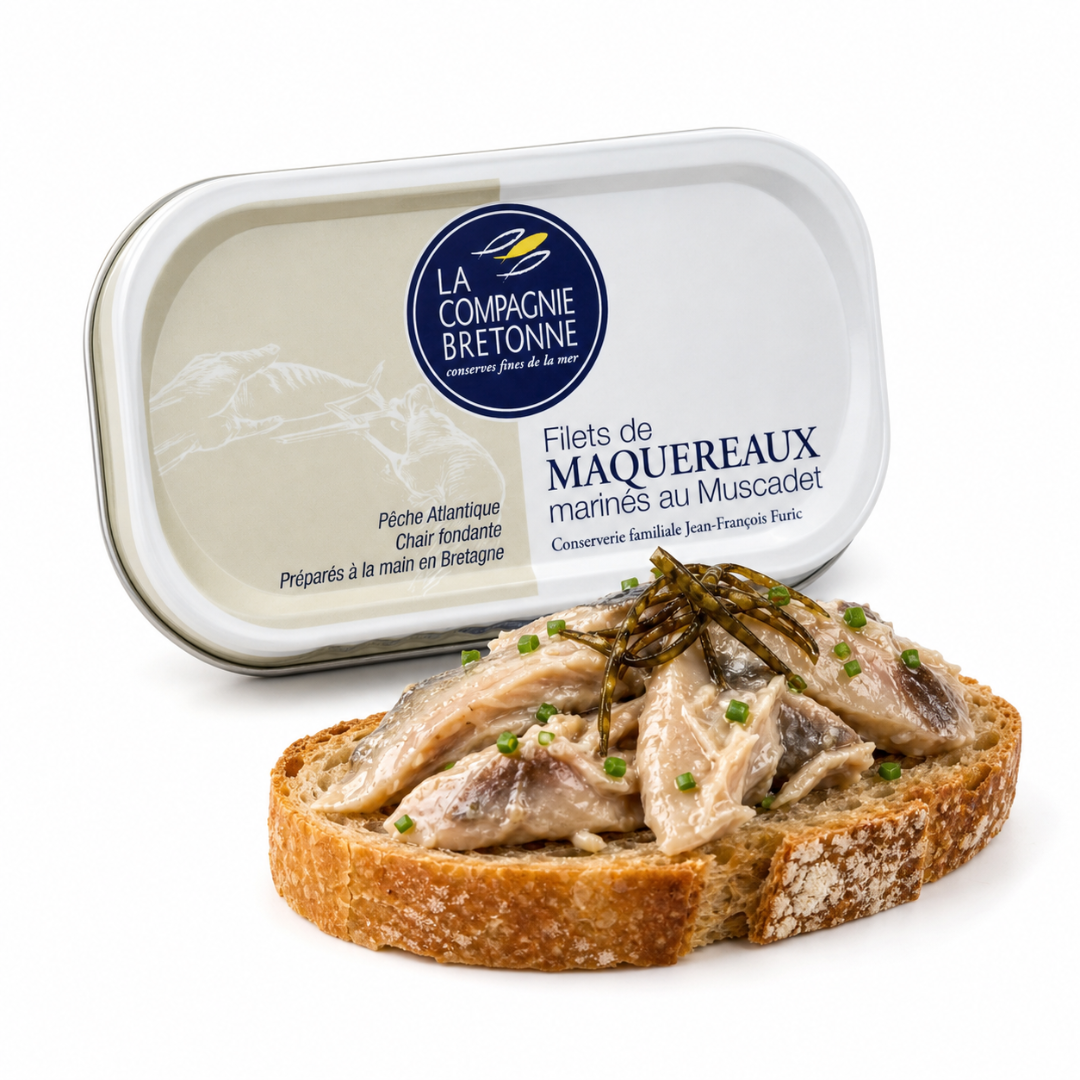 Filetti di Sgombro (62%) marinati al Muscadet