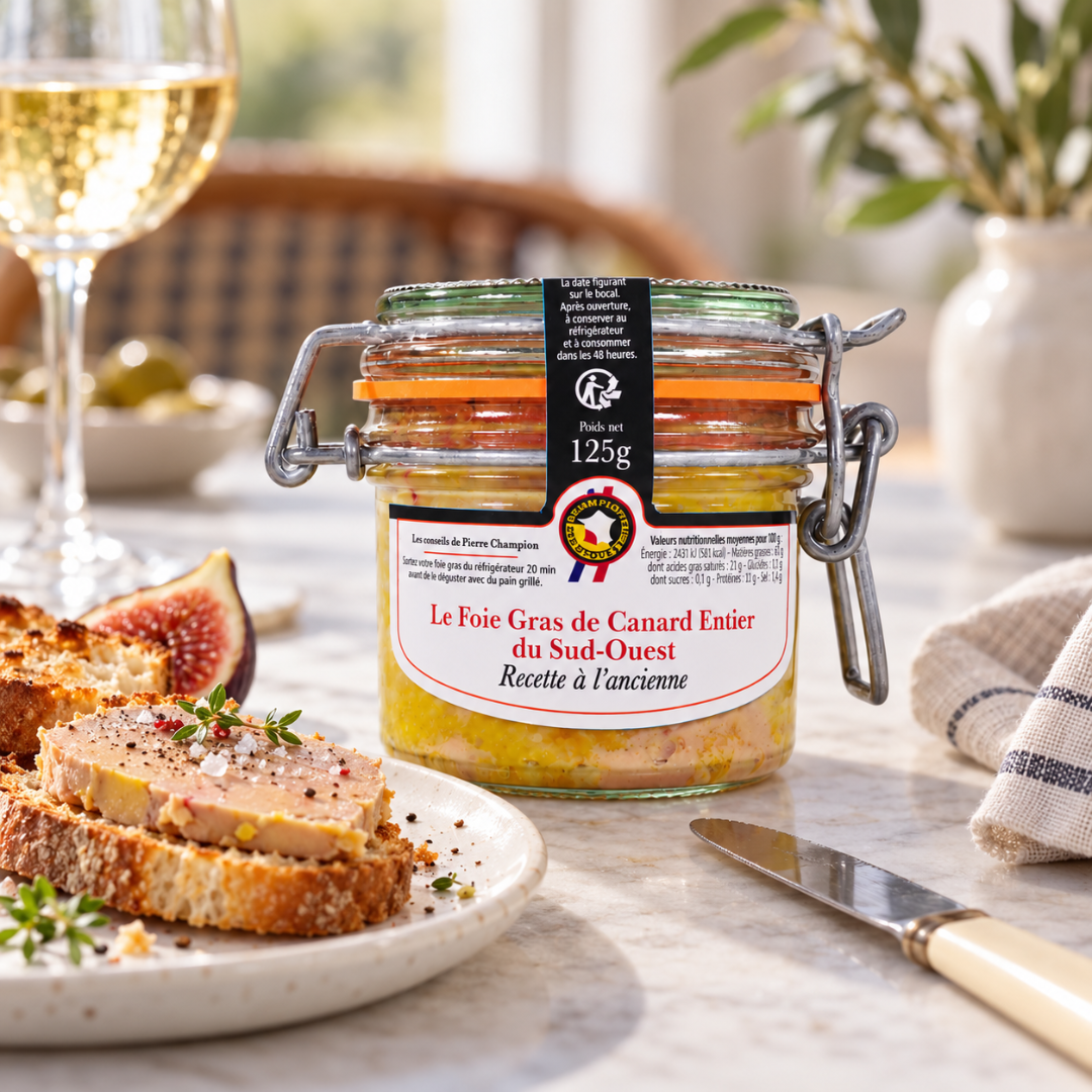 Foie Gras d'Anatra Intero - Ricetta Antica - "Mi-Cuit"