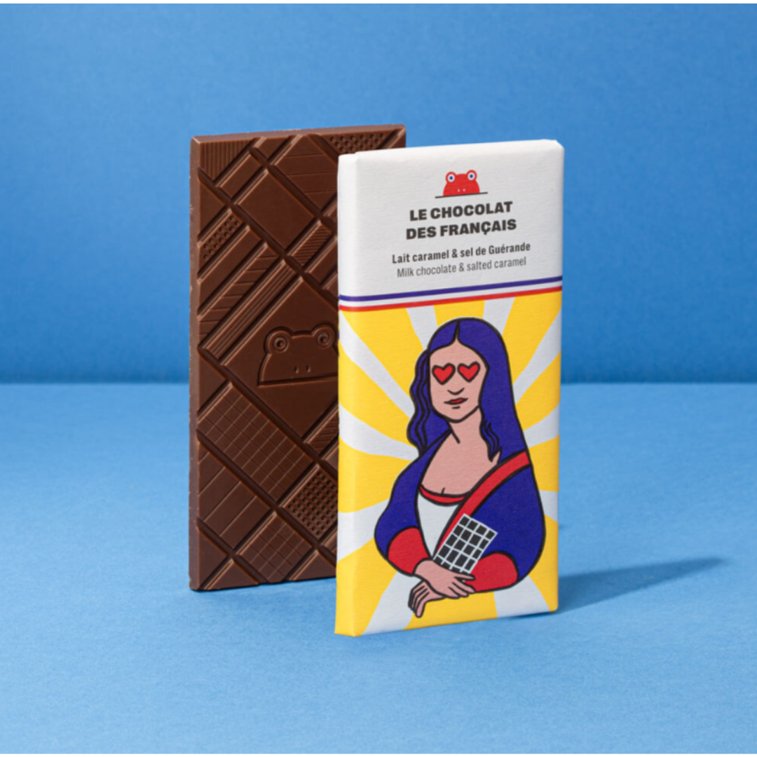 Tavoletta di Cioccolato al latte, caramello e sale di Guérande "Gioconda"