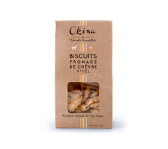 Biscotti salati da aperitivo al formaggio di capra e miele