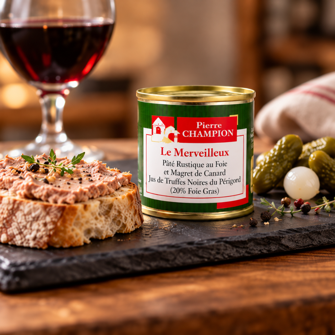 "Le Merveilleux" – Pâté Rustico d'Anatra al Foie Gras e Tartufo Nero del Périgord (20% Foie Gras)
