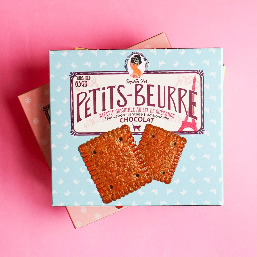 "Petit Beurre" con sale di Guérande cioccolato