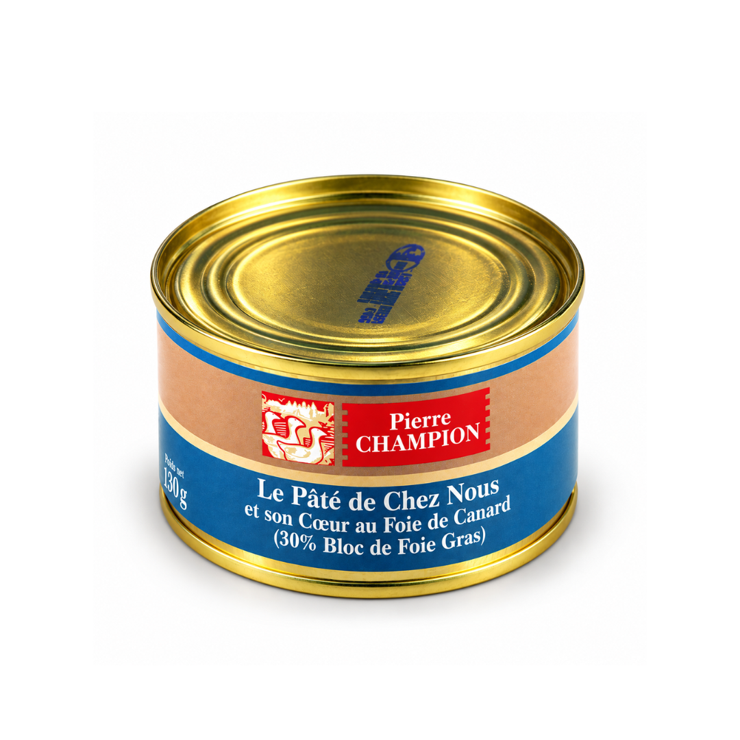 Pâté con Cuore di Foie Gras d'Anatra (30% di Blocco di Foie Gras)