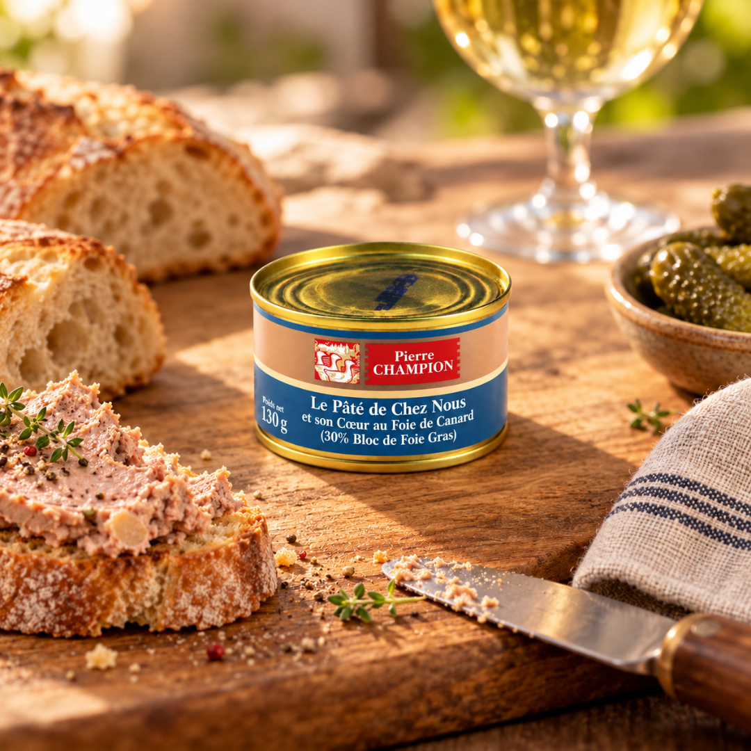 Pâté con Cuore di Foie Gras d'Anatra (30% di Blocco di Foie Gras)