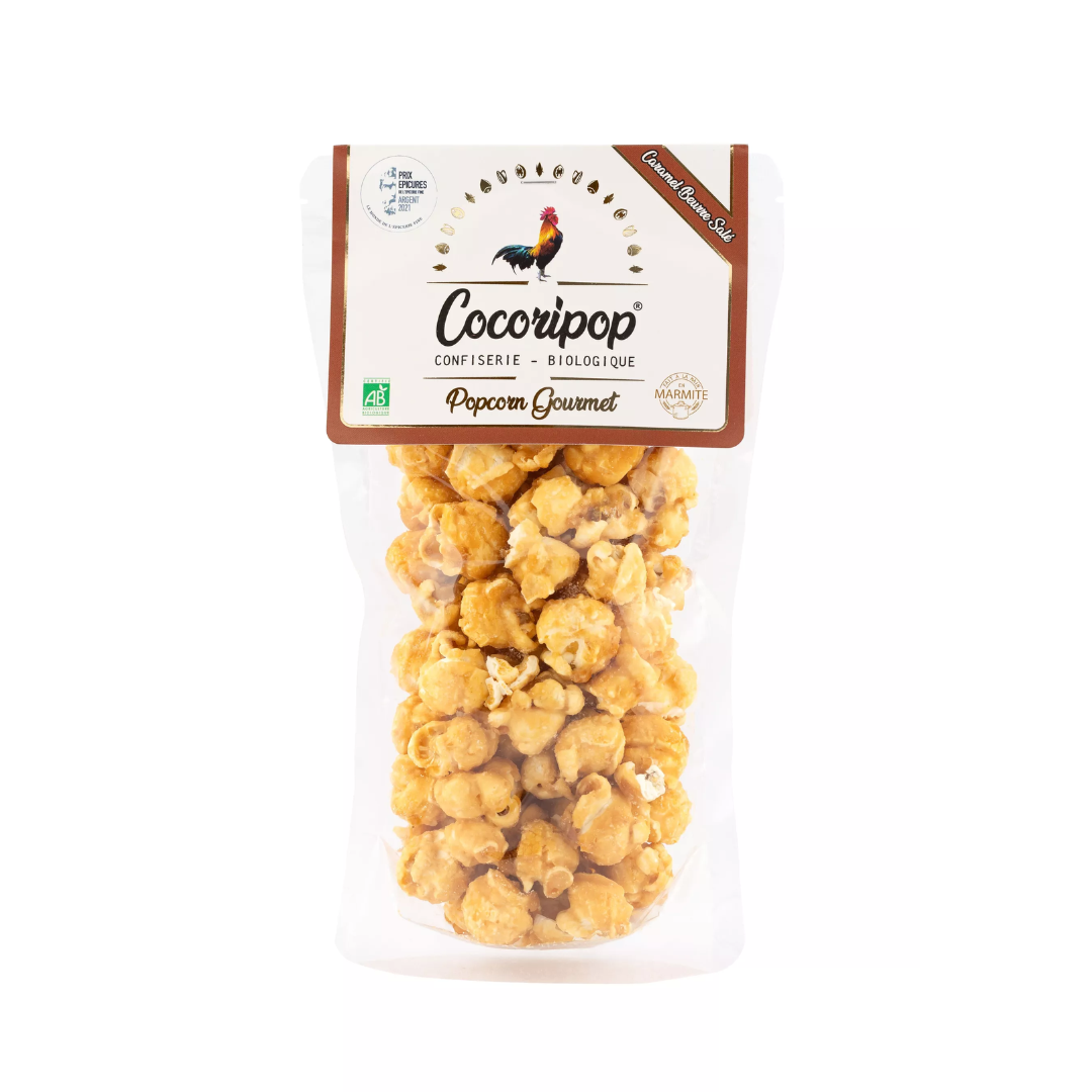 Popcorn Artigianale al Caramello e Burro Salato BIO