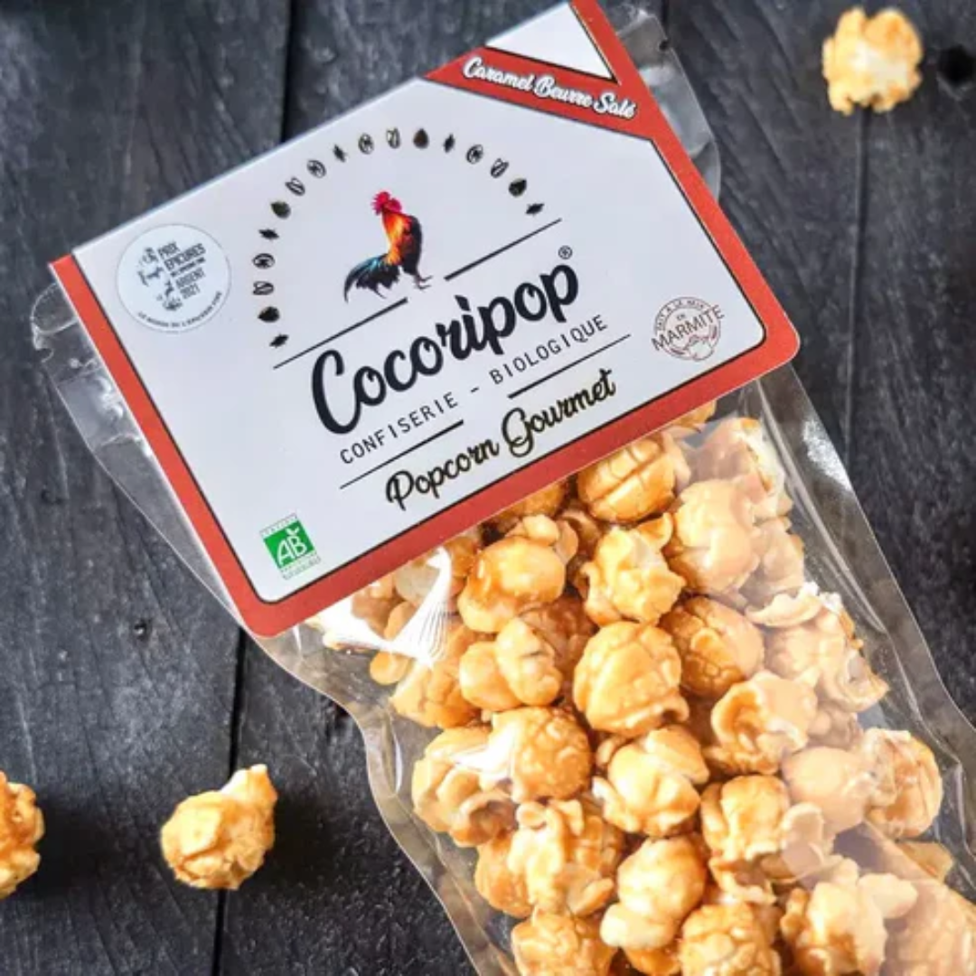 Popcorn Artigianale al Caramello e Burro Salato BIO