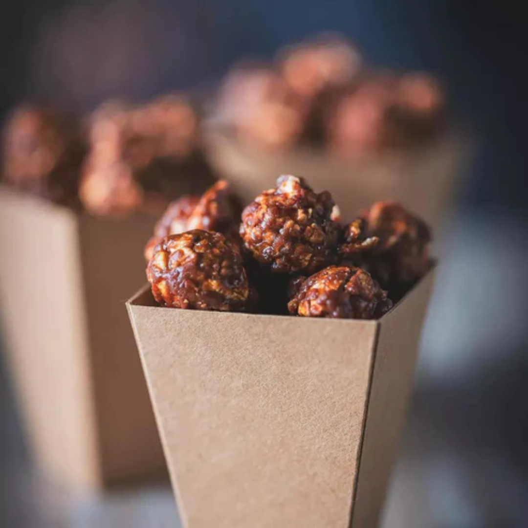 Popcorn al Cioccolato Fondente e Fior di Sale BIO