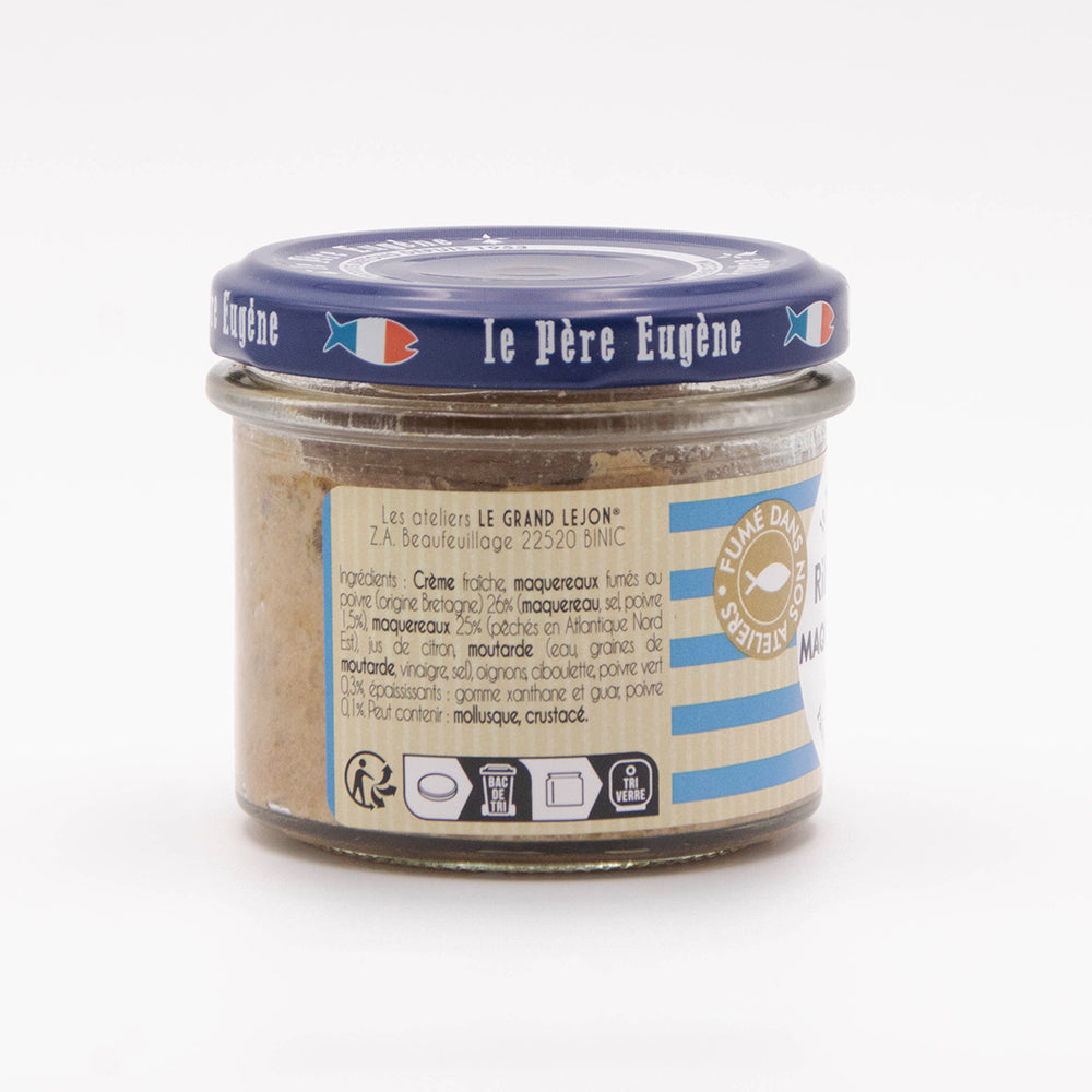 Rillette di sgombro affumicato al pepe