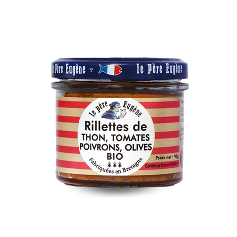 Rillettes di Tonno con Pomodori, Peperoni e Olive Bio