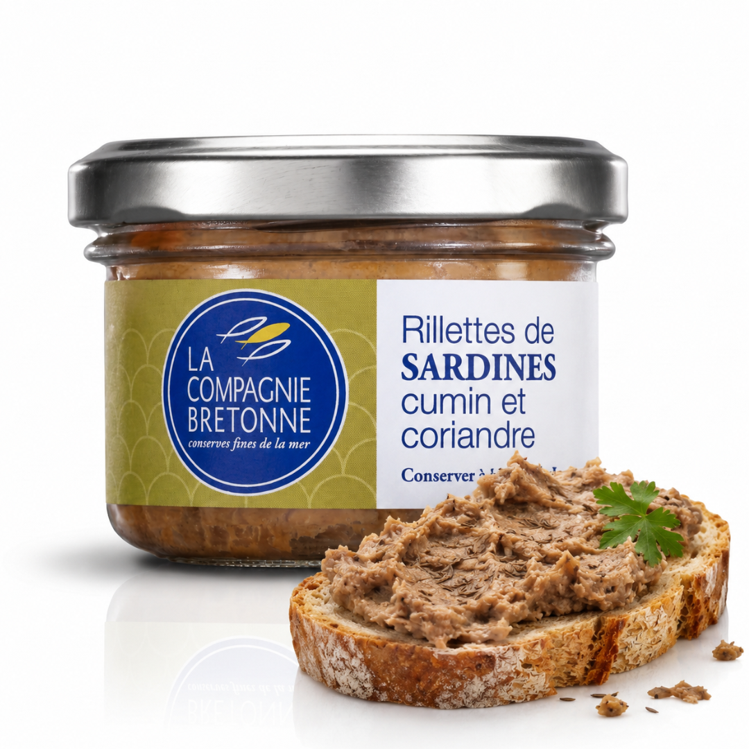 Rillettes di Sardine (62%) al Cumino e Coriandolo