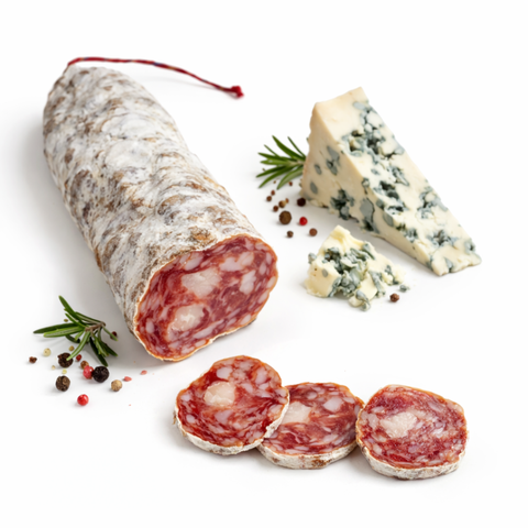 Salame secco artigianale al roquefort