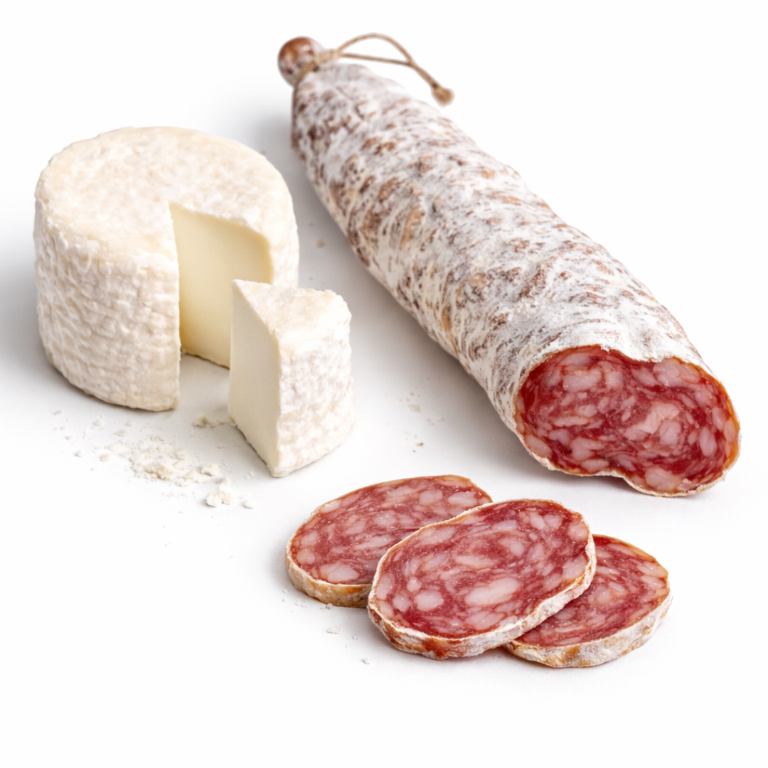 Salame secco artigianale al formaggio di capra