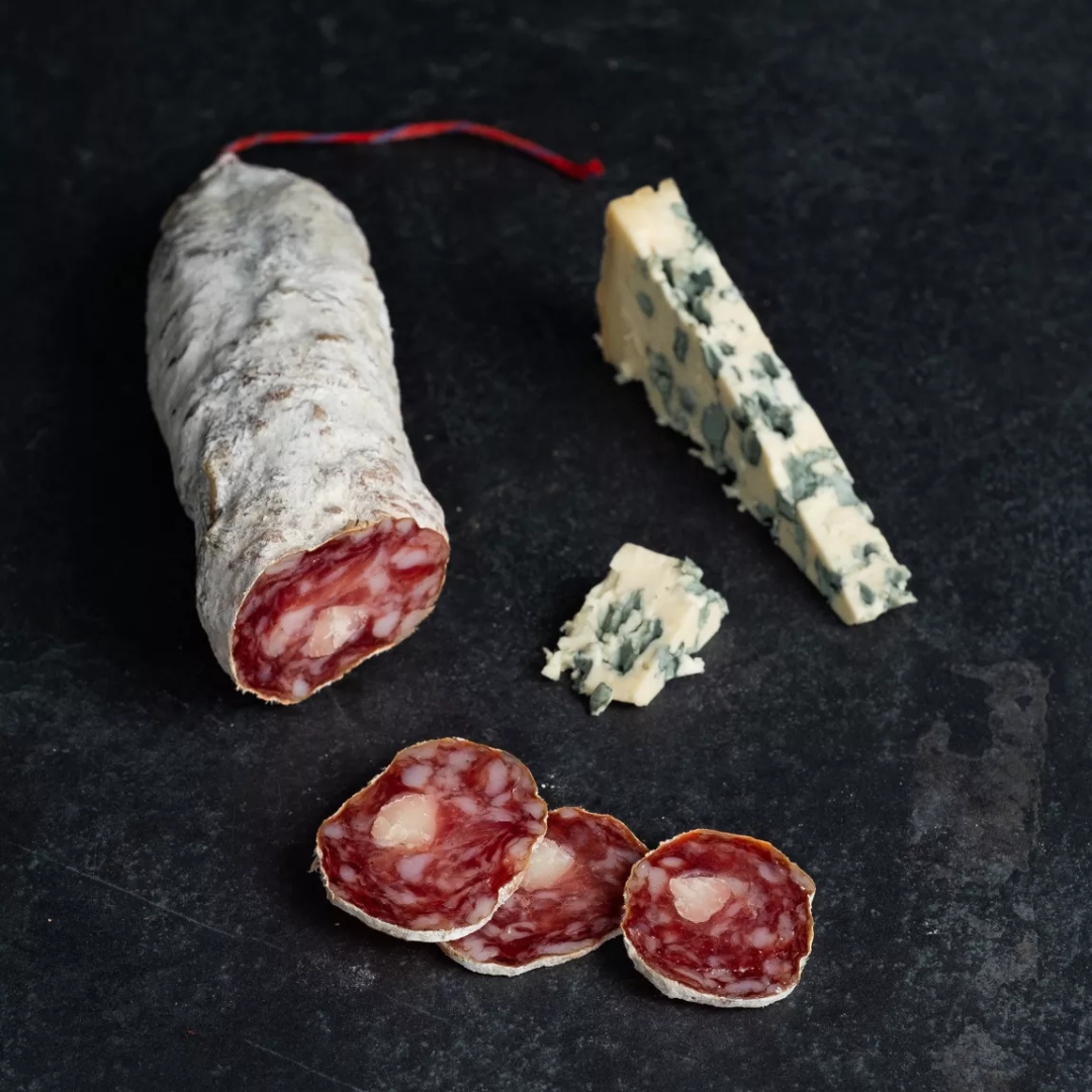 Salame secco artigianale al roquefort