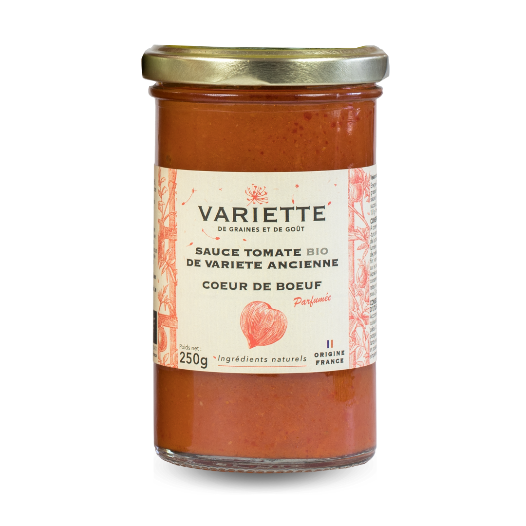 Salsa di pomodoro rosso "Cœur de Bœuf" BIO