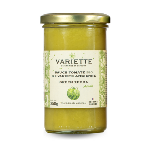Salsa di pomodoro verde di varietà "Green Zebra" BIO